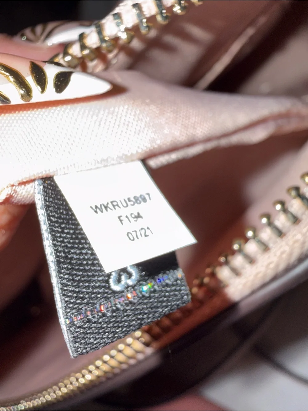 kate spade Blush Pink Pebbled Leather Satchel with Crossbody Strap
